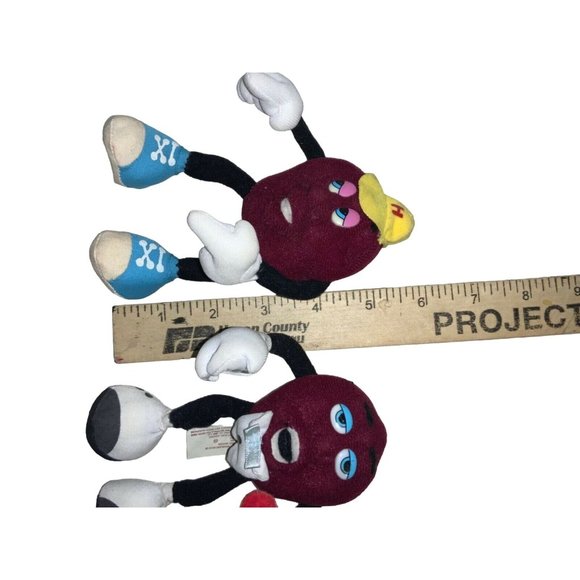 Lot of 2 Vintage Applause CALIFORNIA RAISINS Plush Doll Figures Posable 1988 - Picture 6 of 7